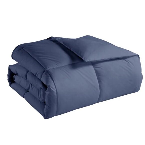 Farm to Home Down Alternative Comforter, Navy Blue, NWT - Picture 2 of 2